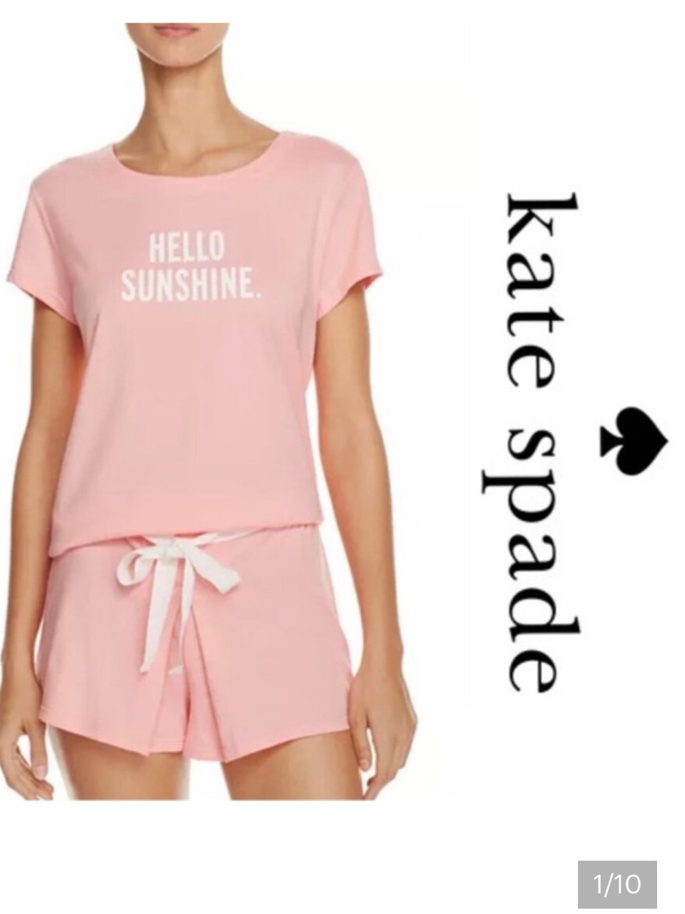 $25 sale Kate Spade "Hello Sunshine" Pj Set L 112
